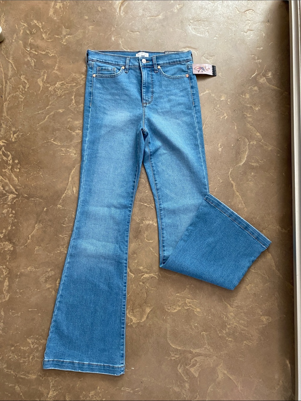 sofia by sofia vergara Medium Blue High-Rise Flare Jeans